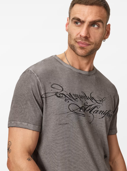 John Varvatos MANIFESTO Crew Tee - Coal
