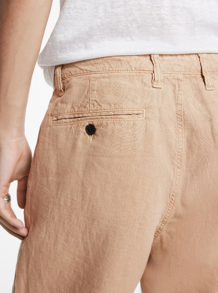 John Varvatos Johnny Flat Front Shorts - Khaki