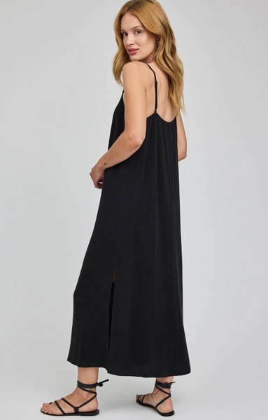Gentle Fawn Twyla Midi Dress in Black