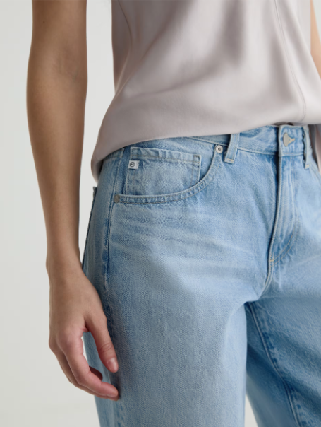 AG Adria Low-Rise Wide Leg Jean in Mondrain