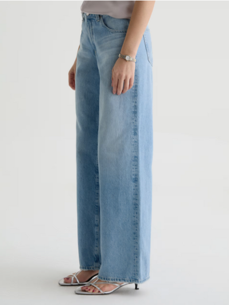 AG Adria Low-Rise Wide Leg Jean in Mondrain