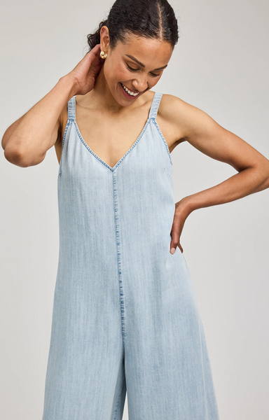 Gentle Fawn Cambry Tencel Jumpsuit in Light Blue