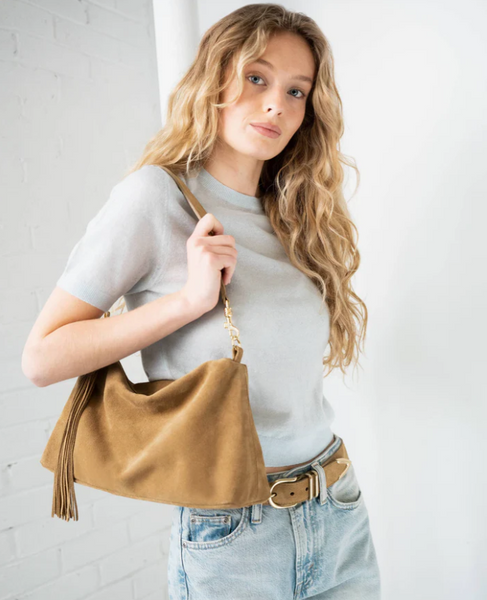 Brave Colson Suede Handbag in Olivetta