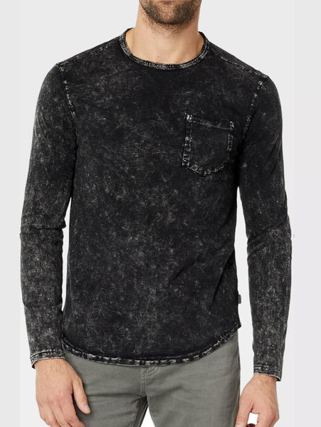 John Varvatos SID LS Crew - Black