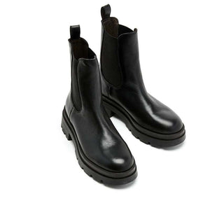 Sister Soeur Gemma Leather Chelsea Boot in Black