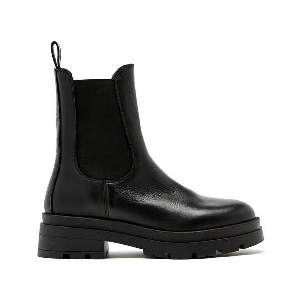 Sister Soeur Gemma Leather Chelsea Boot in Black