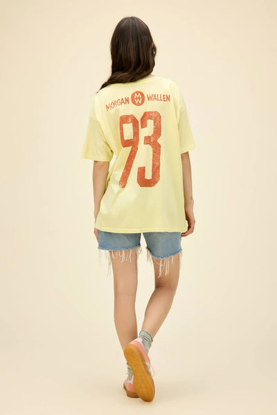 Daydreamer Morgan Wallen Dangerous Tour Merch Tee in Lemon