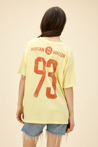 Daydreamer Morgan Wallen Dangerous Tour Merch Tee in Lemon