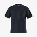 Lacoste Classic Fit Printed Jersey T-shirt - Dark Navy Blue