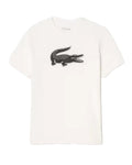 Lacoste Sport 3D Print Croc Jersey T-Shirt - White/Black