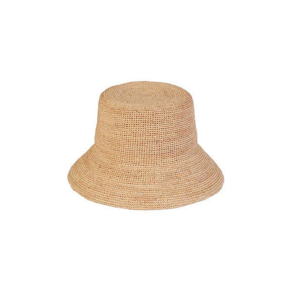 Lack of Color Inca Bucket Straw in Natural