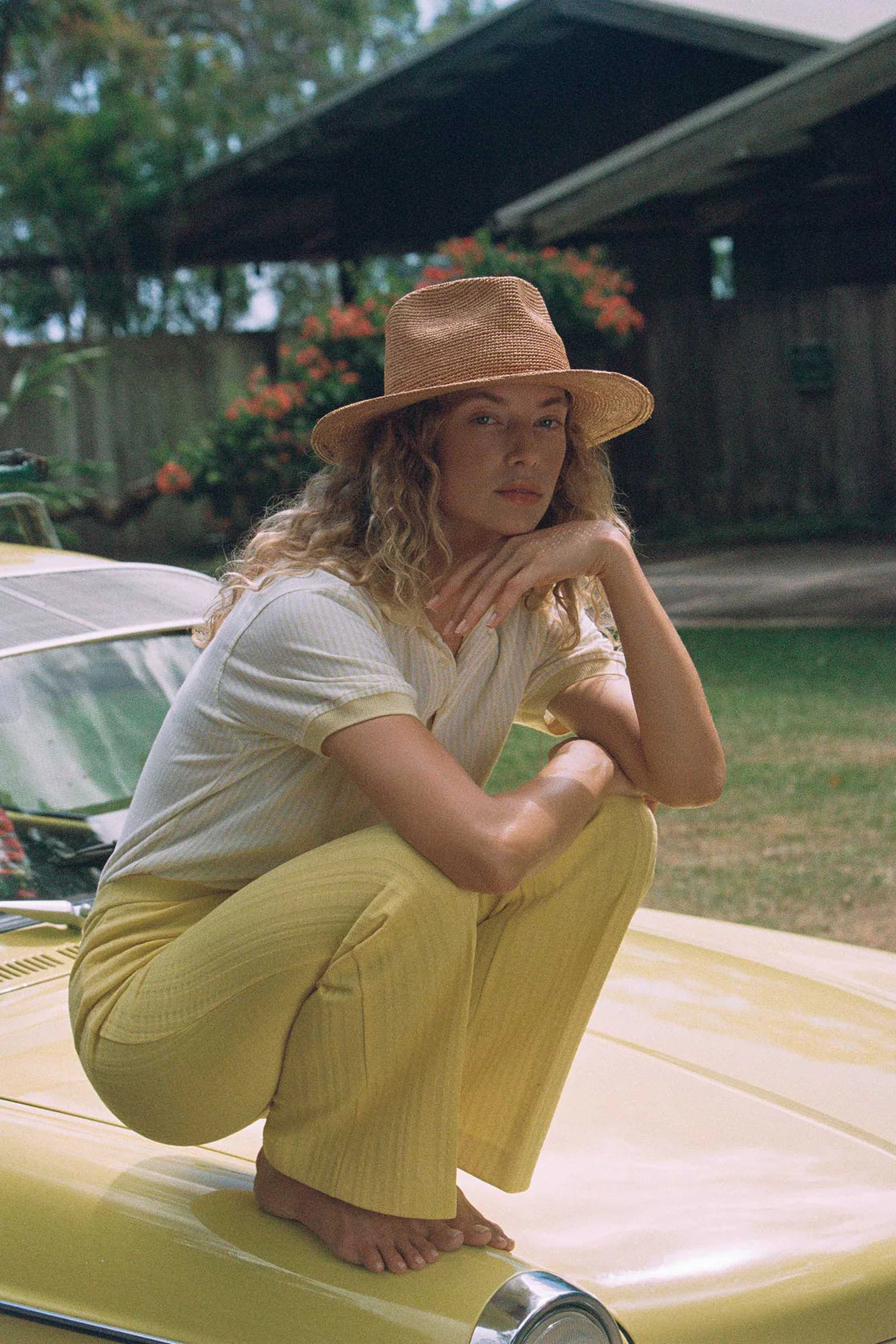 Lack of Color Inca Fedora Pineapple Stitch in Natural Lack of Color Inca Fedora Pineapple Stitch in Natural