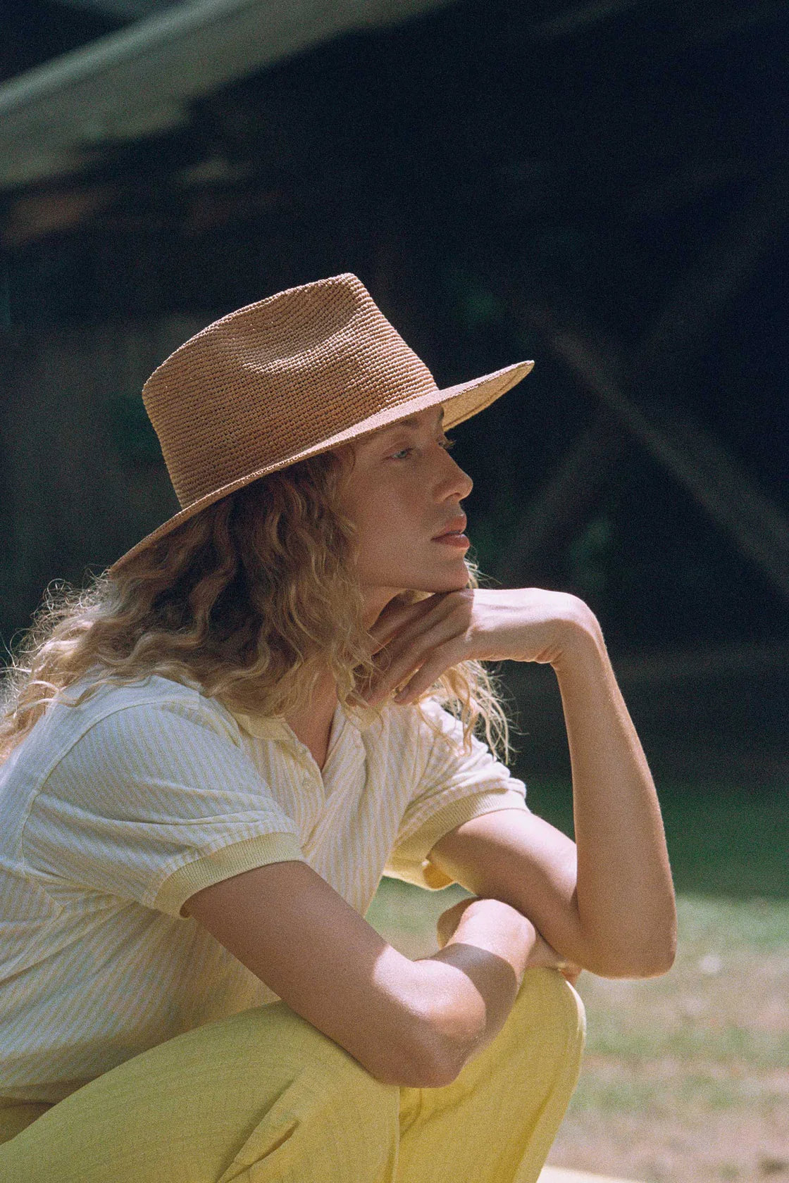 Lack of Color Inca Fedora Pineapple Stitch in Natural Lack of Color Inca Fedora Pineapple Stitch in Natural