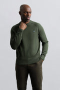 Champlain Midweight Knit Sweater in Olive