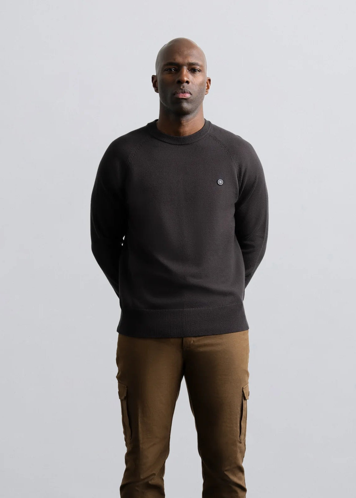 Champlain Midweight Knit Sweater in Espresso