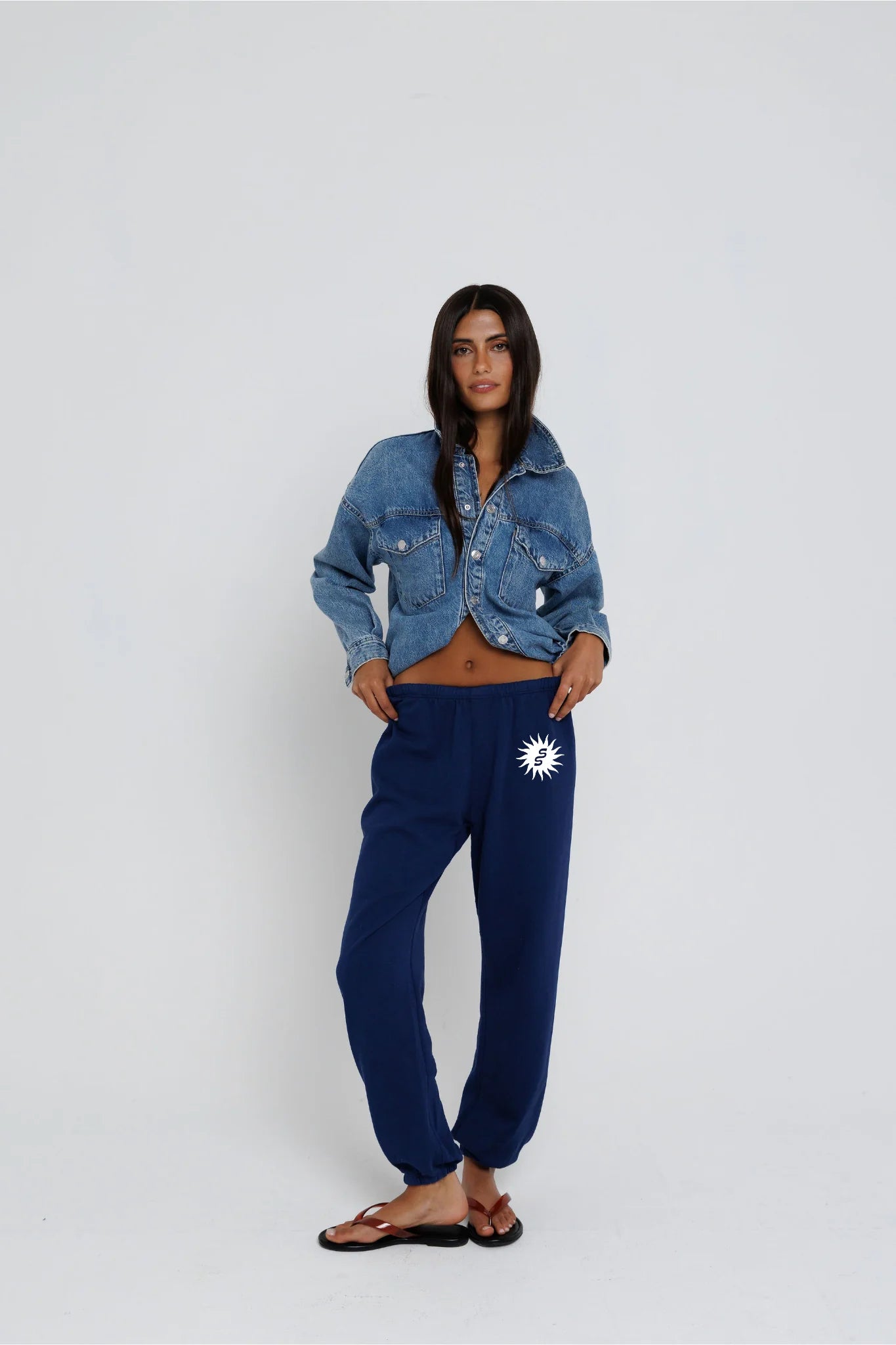 Sunny Somewhere Everyday Sweatpant in Navy