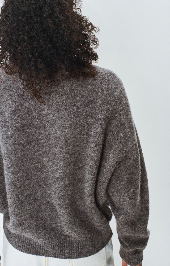 American Vintage VITOW Crewneck Sweater in Melange Steel
