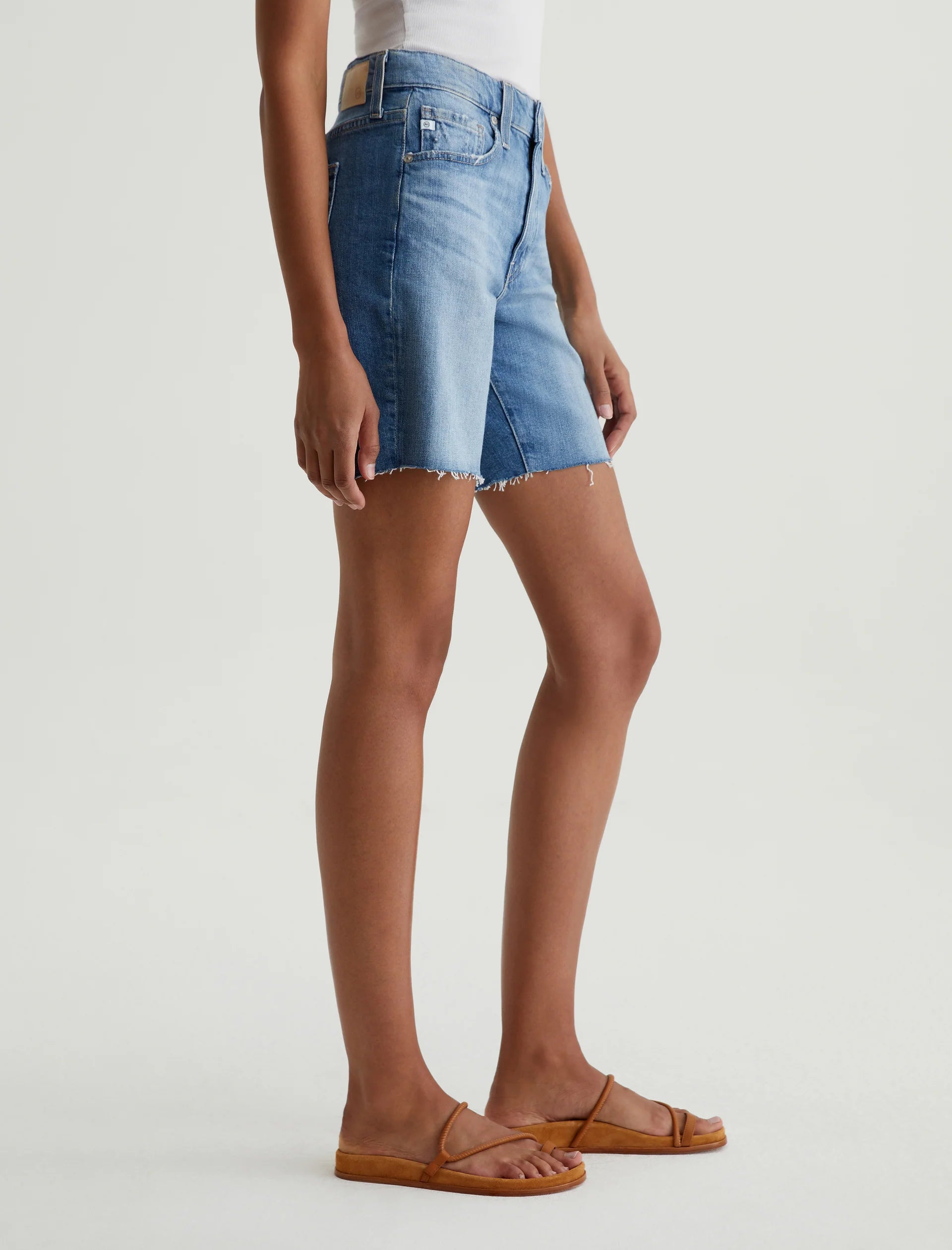AG Jeans Ex-Boyfriend Jean Short in Iris