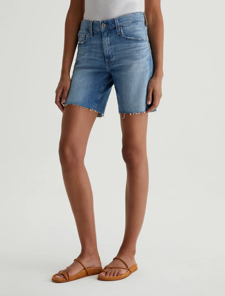 AG Jeans Ex-Boyfriend Jean Short in Iris