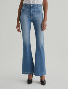 AG Jeans Desi Hi-Rise Flare Jean in Iris