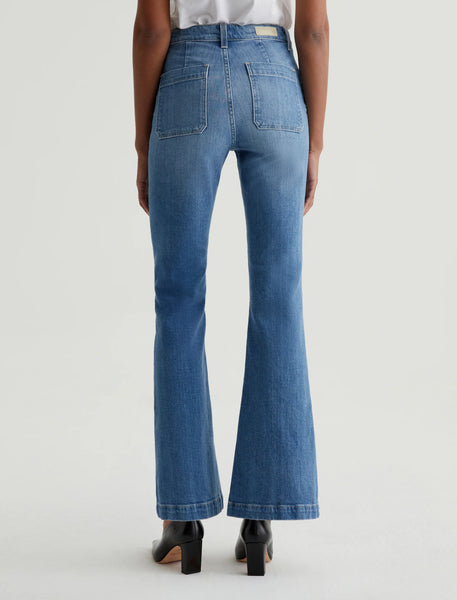 AG Jeans Desi Hi-Rise Flare Jean in Iris