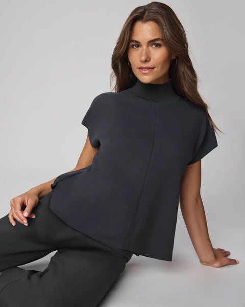 Splendid Winslow Mockneck Pullover in Lead