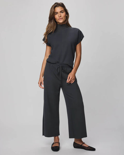 Splendid Winslow Mockneck Pullover in Lead