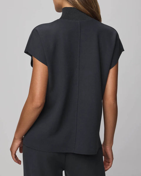 Splendid Winslow Mockneck Pullover in Lead
