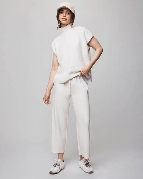 Splendid Winslow Mockneck Pullover in Pale Oak Heather