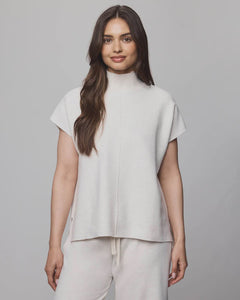 Splendid Winslow Mockneck Pullover in Pale Oak Heather