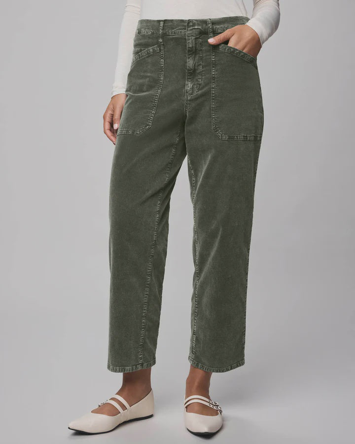 Splendid Carissa Corduroy Pant in Spruce Green