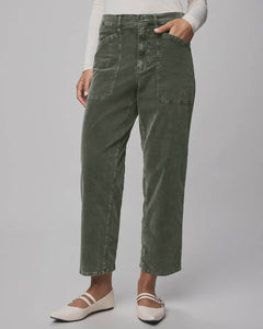 Splendid Carissa Corduroy Pant in Spruce Green