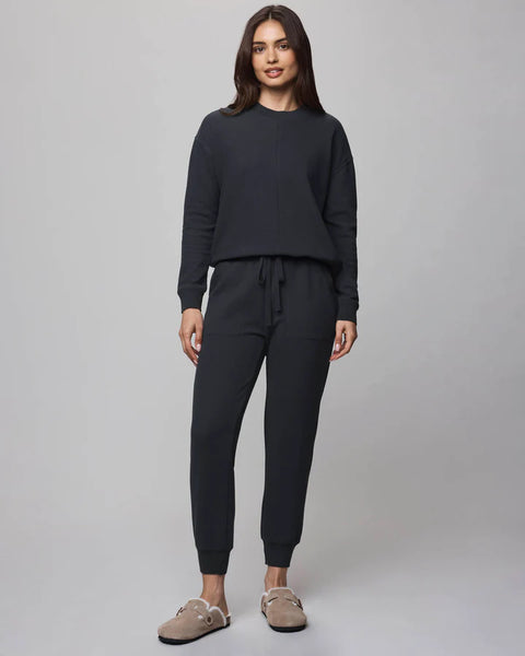 Splendid Winslow Crewneck Pullover in Lead