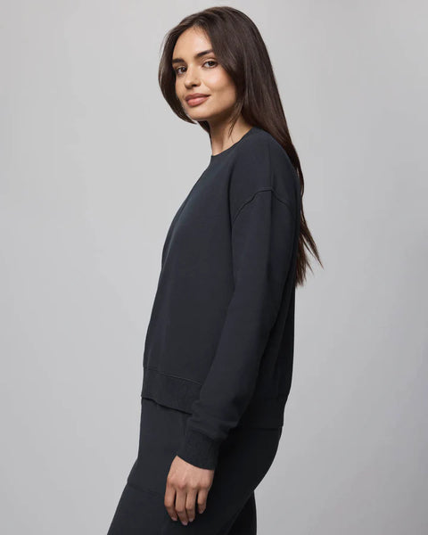 Splendid Winslow Crewneck Pullover in Lead