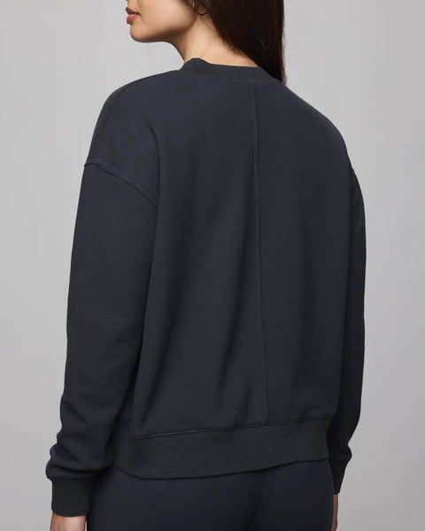 Splendid Winslow Crewneck Pullover in Lead