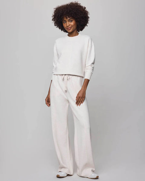 Splendid Winslow Crewneck Pullover in Pale Oak Heather