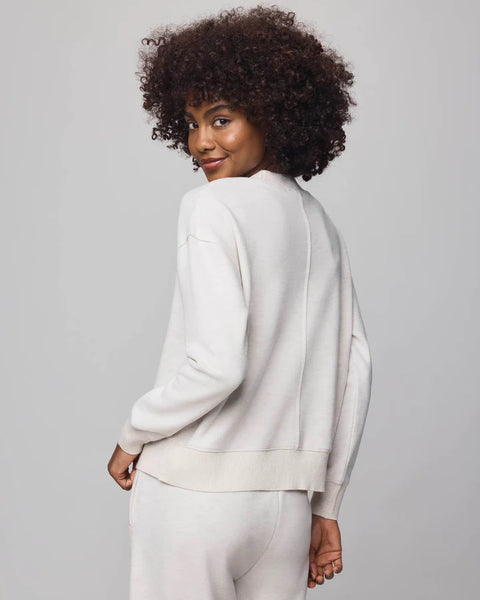 Splendid Winslow Crewneck Pullover in Pale Oak Heather