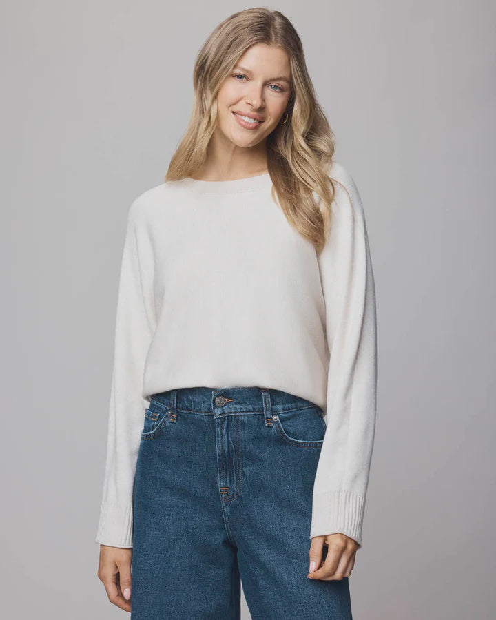 Splendid Georgie Pullover Sweater in Pale Oak Heather