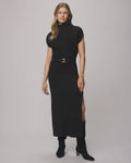 Splendid Marigold Sweater Dress in Black