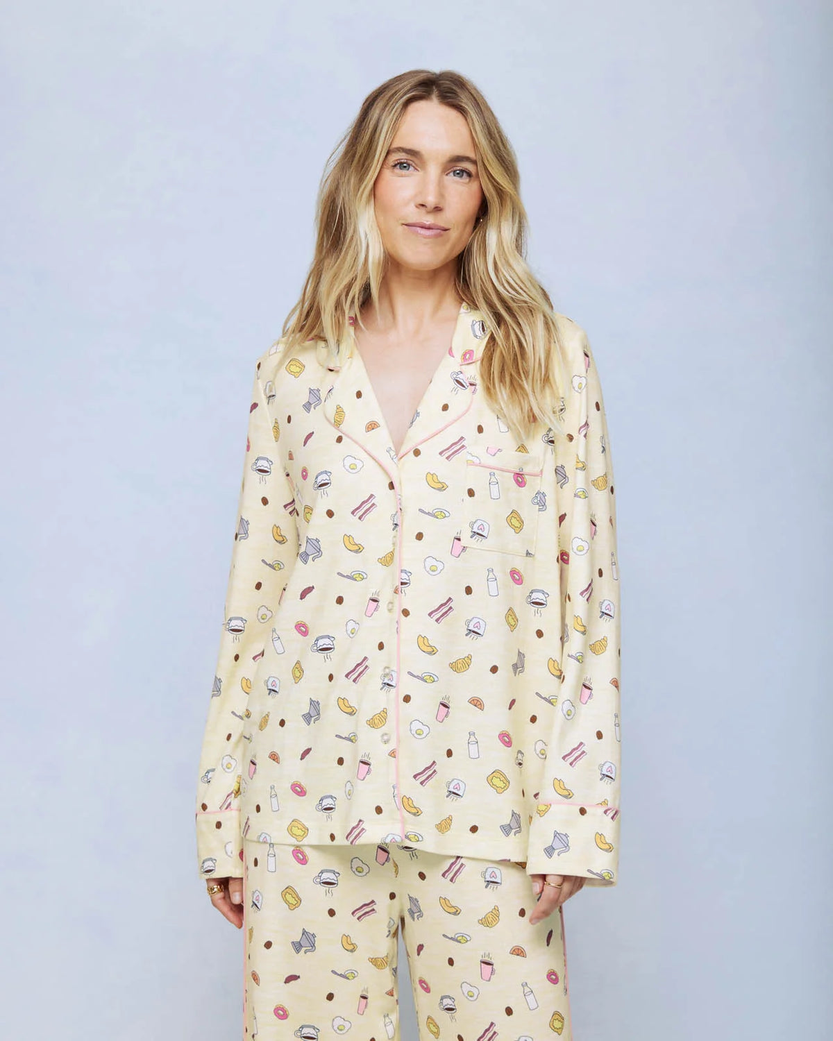 Splendid Flora Pillow Soft PJ Set in Breakfast Party