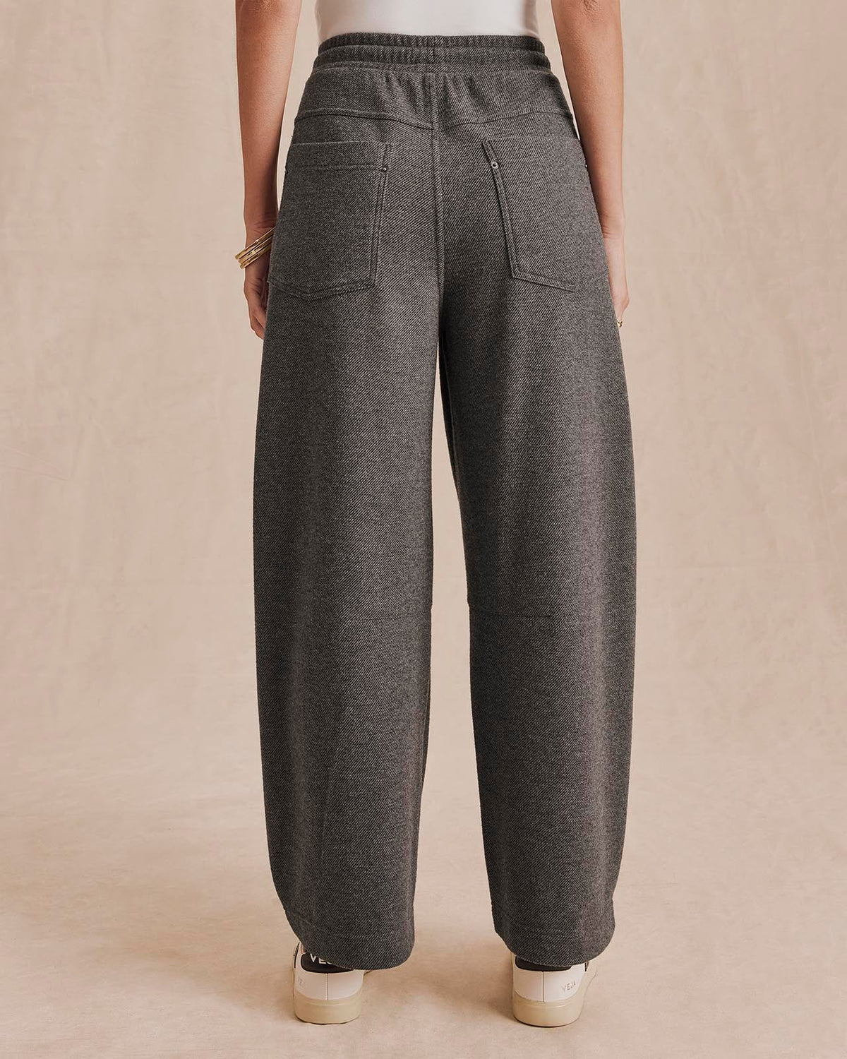 Splendid Marlow Tailored Knit Pant in Charcoal