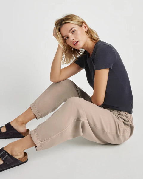 Splendid Ryan Drawstring Easy Pant in Cactus