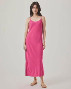 Splendid Breeze rayon linen dress in lilac rose