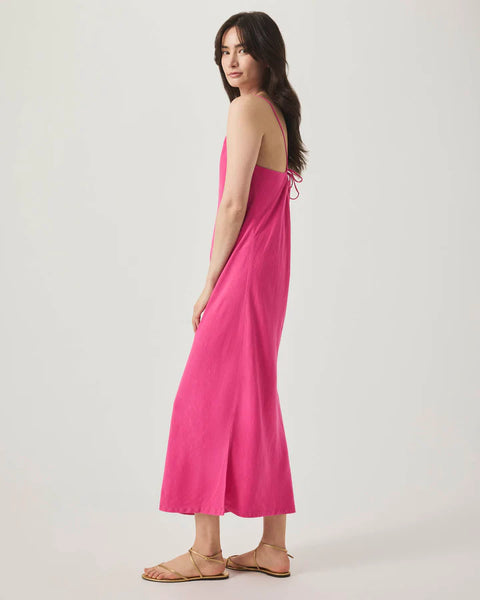 Splendid Breeze rayon linen dress in lilac rose