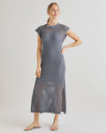 Splendid Nova Pointelle Dress in Storm