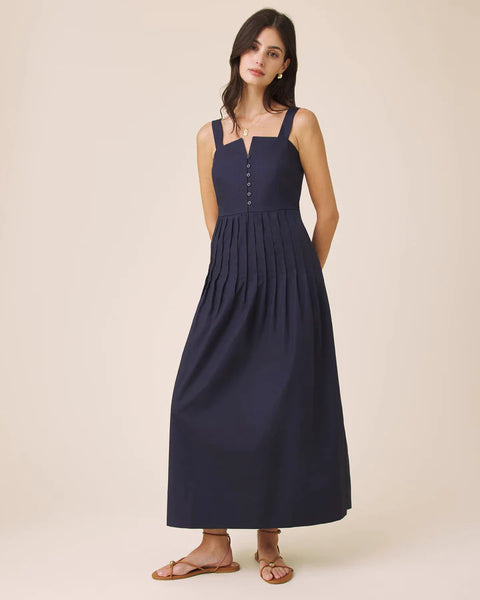 Splendid Maggie Maxi Dress in Navy