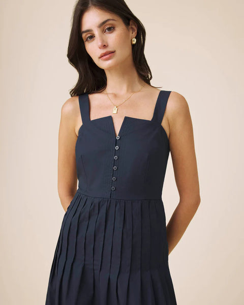 Splendid Maggie Maxi Dress in Navy
