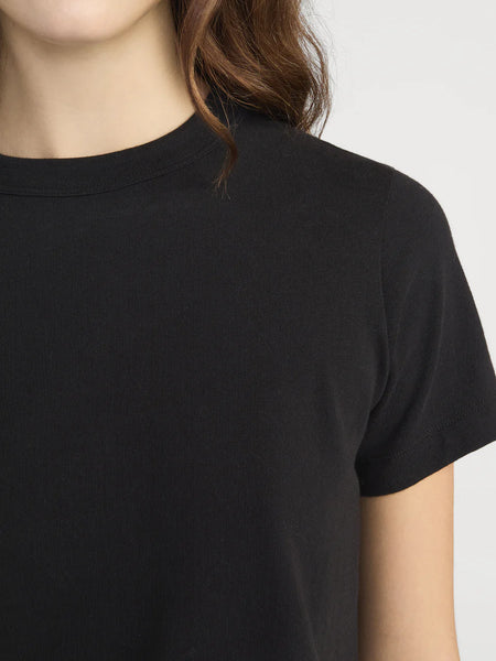 FRAME The Boxy Tee in Black