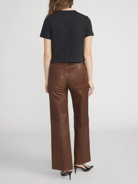 FRAME The Boxy Tee in Black