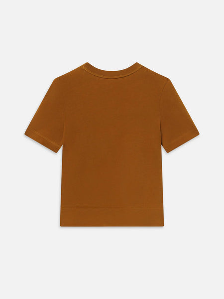 FRAME The Boxy Tee in Bronze
